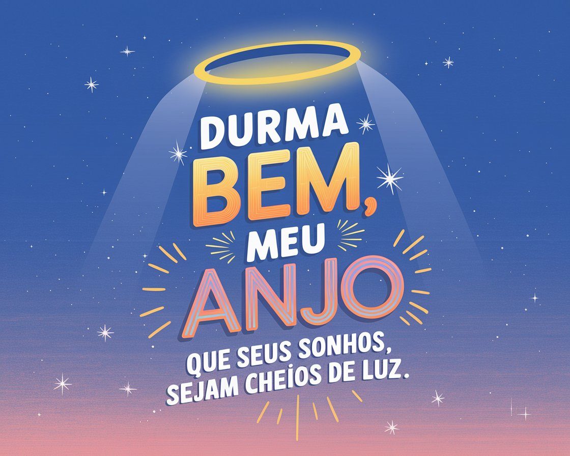 Durma bem e permita que seus sonhos sejam cheios de luz